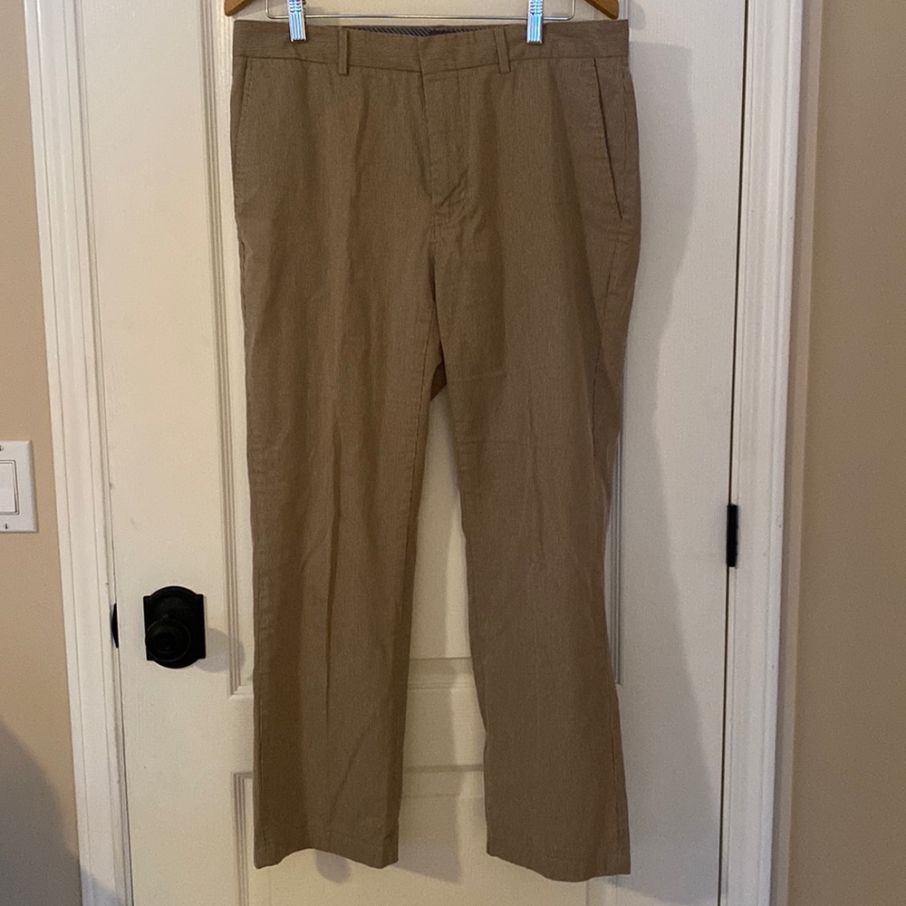 Brown striped pants